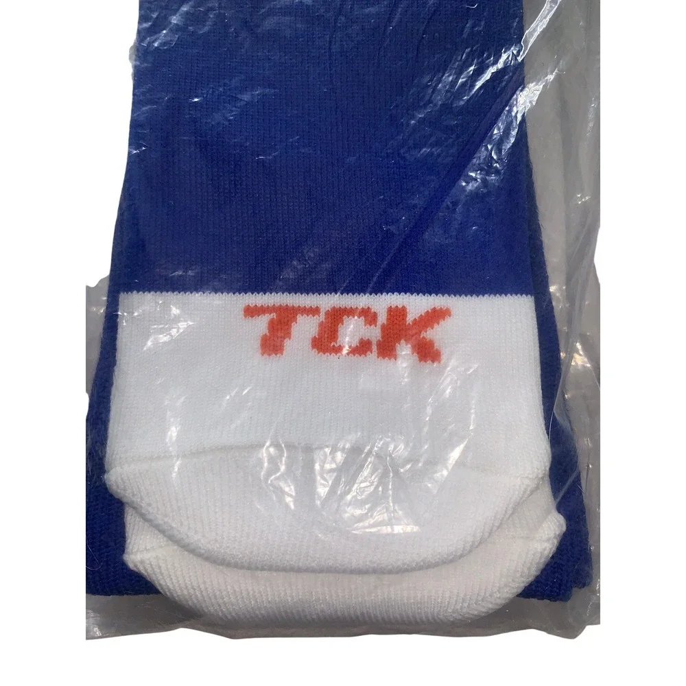 TCK Pro Plus Over-the-Knee Athletic Baseball Socks Royal Blue‎ Mens Large